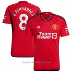 Camiseta Manchester United Bruno Fernandes 8 Hombre Primera 23/24