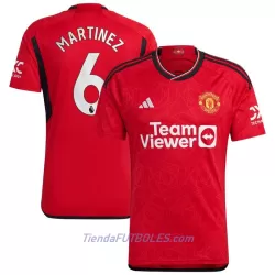 Camiseta Manchester United Martinez 6 Hombre Primera 23/24 Camiseta Manchester United Martinez 6 Hombre Primera 23/24