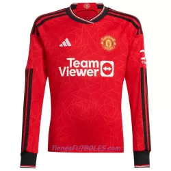 Camiseta Manga Larga Manchester United Hombre Primera 23/24