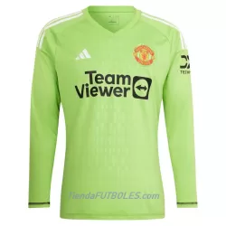 Camiseta Portero Manchester United De Gea 1 Hombre Primera 23/24 Manga Larga