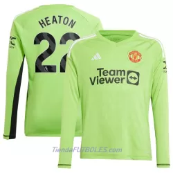 Camiseta Portero Manchester United Heaton 22 Hombre Primera 23/24 Manga Larga Camiseta Portero Manchester United Heaton 22 Hombre Primera 23/24 Manga Larga