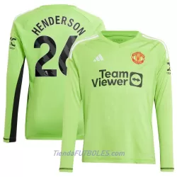 Camiseta Portero Manchester United Henderson 26 Hombre Primera 23/24 Manga Larga Camiseta Portero Manchester United Henderson 26 Hombre Primera 23/24 Manga Larga
