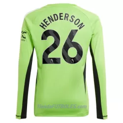 Camiseta Portero Manchester United Henderson 26 Hombre Primera 23/24 Manga Larga