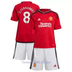 Conjunto Manchester United Bruno Fernandes 8 Niño Primera 23/24 Conjunto Manchester United Bruno Fernandes 8 Niño Primera 23/24