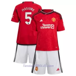 Conjunto Manchester United Maguire 5 Niño Primera 23/24 Conjunto Manchester United Maguire 5 Niño Primera 23/24