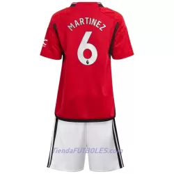 Conjunto Manchester United Martinez 6 Niño Primera 23/24