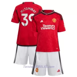 Conjunto Manchester United McTominay 39 Niño Primera 23/24 Conjunto Manchester United McTominay 39 Niño Primera 23/24