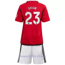 Conjunto Manchester United Shaw 23 Niño Primera 23/24