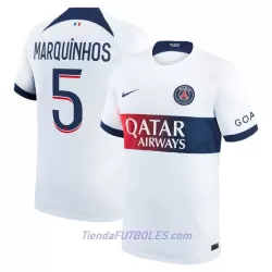 Camiseta Paris Saint-Germain Marquinhos 5 Hombre Segunda 23/24 Camiseta Paris Saint-Germain Marquinhos 5 Hombre Segunda 23/24