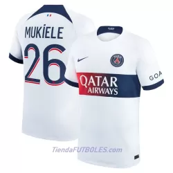 Camiseta Paris Saint-Germain Mukiele 26 Hombre Segunda 23/24 Camiseta Paris Saint-Germain Mukiele 26 Hombre Segunda 23/24