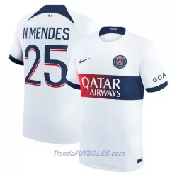 Camiseta Paris Saint-Germain N.Mendes 25 Hombre Segunda 23/24 Camiseta Paris Saint-Germain N.Mendes 25 Hombre Segunda 23/24