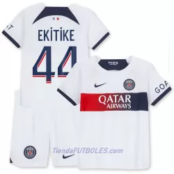 Conjunto Paris Saint-Germain Ekitike 44 Niño Segunda 23/24 Conjunto Paris Saint-Germain Ekitike 44 Niño Segunda 23/24