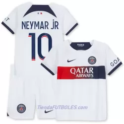 Conjunto Paris Saint-Germain Neymar Jr 10 Niño Segunda 23/24 Conjunto Paris Saint-Germain Neymar Jr 10 Niño Segunda 23/24
