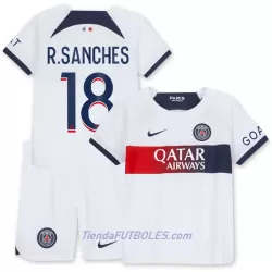 Conjunto Paris Saint-Germain R.Sanches 18 Niño Segunda 23/24 Conjunto Paris Saint-Germain R.Sanches 18 Niño Segunda 23/24