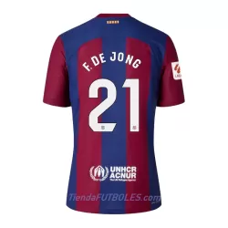 Camiseta FC Barcelona Frenkie de Jong 21 Hombre Primera 23/24 Camiseta FC Barcelona Frenkie de Jong 21 Hombre Primera 23/24