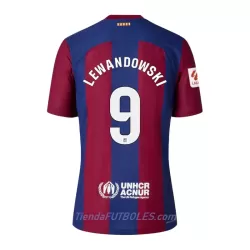Camiseta FC Barcelona Lewandowski 9 Hombre Primera 23/24 Camiseta FC Barcelona Lewandowski 9 Hombre Primera 23/24