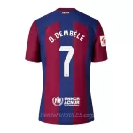 Camiseta FC Barcelona O. Dembele 7 Hombre Primera 23/24
