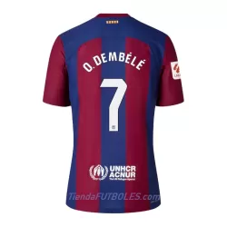 Camiseta FC Barcelona O. Dembele 7 Hombre Primera 23/24 Camiseta FC Barcelona O. Dembele 7 Hombre Primera 23/24