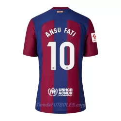 Conjunto FC Barcelona Ansu Fati 10 Niño Primera 23/24