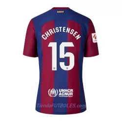 Conjunto FC Barcelona Christensen 15 Niño Primera 23/24