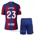 Conjunto FC Barcelona Kounde 23 Niño Primera 23/24