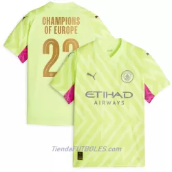 Camiseta Portero Manchester City Champions of Europe Hombre Tercera 23/24