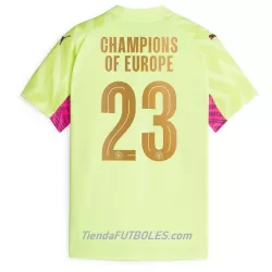 Camiseta Portero Manchester City Champions of Europe Hombre Tercera 23/24