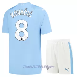 Conjunto Manchester City Kovacic 8 Niño Primera 23/24 Conjunto Manchester City Kovacic 8 Niño Primera 23/24