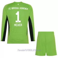 Conjunto Portero FC Bayern de Múnich Manuel Neuer 1 Niño Segunda 23/24 Manga Larga Conjunto Portero FC Bayern de Múnich Manuel Neuer 1 Niño Segunda 23/24 Manga Larga