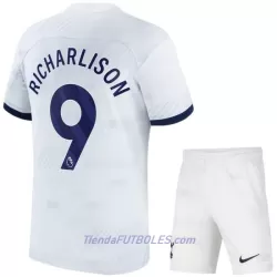Conjunto Tottenham Hotspur Richarlison 9 Niño Primera 23/24 Conjunto Tottenham Hotspur Richarlison 9 Niño Primera 23/24
