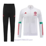 Manchester United Conjunto De Chaqueta De Entrenamiento Hombre 23/24 Blanca