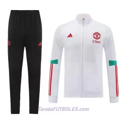 Manchester United Conjunto De Chaqueta De Entrenamiento Hombre 23/24 Blanca Manchester United Conjunto De Chaqueta De Entrenamiento Hombre 23/24 Blanca