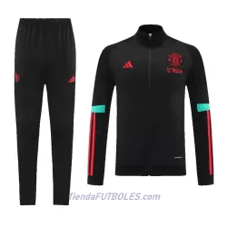 Manchester United Conjunto De Chaqueta De Entrenamiento Hombre 23/24 Negra Manchester United Conjunto De Chaqueta De Entrenamiento Hombre 23/24 Negra