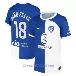 Camiseta Atlético Madrid João Félix 18 Hombre Segunda 23/24 Camiseta Atlético Madrid João Félix 18 Hombre Segunda 23/24