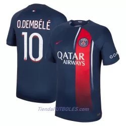Camiseta Paris Saint-Germain Dembele 10 Hombre Primera 23/24 Camiseta Paris Saint-Germain Dembele 10 Hombre Primera 23/24