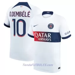 Camiseta Paris Saint-Germain Dembele 10 Hombre Segunda 23/24 Camiseta Paris Saint-Germain Dembele 10 Hombre Segunda 23/24
