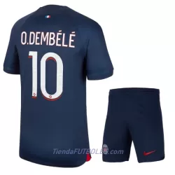 Conjunto Paris Saint-Germain Dembele 10 Niño Primera 23/24 Conjunto Paris Saint-Germain Dembele 10 Niño Primera 23/24