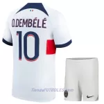 Conjunto Paris Saint-Germain Dembele 10 Niño Segunda 23/24