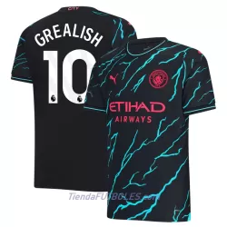 Camiseta Manchester City Grealish 10 Hombre Tercera 23/24
