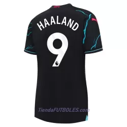 Camiseta Manchester City Haaland 9 Mujer Tercera 23/24 Camiseta Manchester City Haaland 9 Mujer Tercera 23/24
