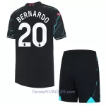 Conjunto Manchester City Bernardo 20 Niño Tercera 23/24