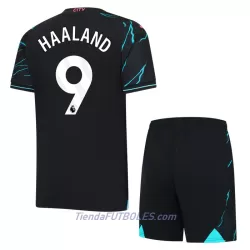 Conjunto Manchester City Haaland 9 Niño Tercera 23/24 Conjunto Manchester City Haaland 9 Niño Tercera 23/24