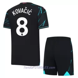 Conjunto Manchester City Kovacic 8 Niño Tercera 23/24 Conjunto Manchester City Kovacic 8 Niño Tercera 23/24