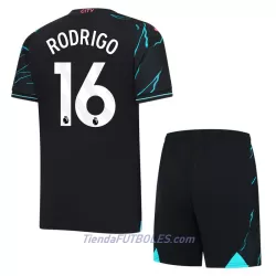 Conjunto Manchester City Rodrigo 16 Niño Tercera 23/24 Conjunto Manchester City Rodrigo 16 Niño Tercera 23/24