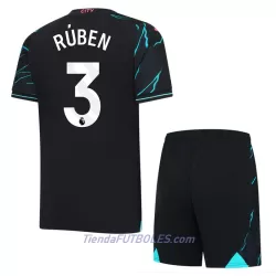 Conjunto Manchester City Rúben 3 Niño Tercera 23/24 Conjunto Manchester City Rúben 3 Niño Tercera 23/24