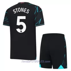 Conjunto Manchester City Stones 5 Niño Tercera 23/24 Conjunto Manchester City Stones 5 Niño Tercera 23/24