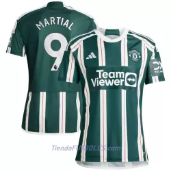 Camiseta Manchester United Martial 9 Hombre Segunda 23/24 Camiseta Manchester United Martial 9 Hombre Segunda 23/24