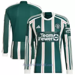 Camiseta Manga Larga Manchester United Hombre Segunda 23/24 Camiseta Manga Larga Manchester United Hombre Segunda 23/24