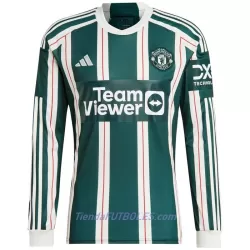 Camiseta Manga Larga Manchester United Hombre Segunda 23/24