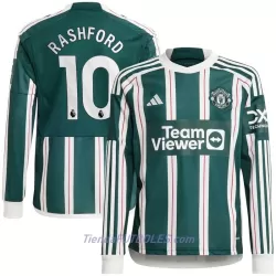 Camiseta Manga Larga Manchester United Rashford 10 Hombre Segunda 23/24 Camiseta Manga Larga Manchester United Rashford 10 Hombre Segunda 23/24